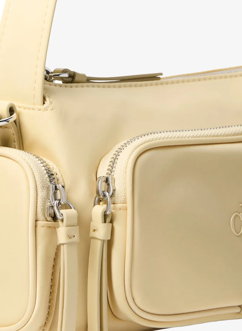 CALVIN KLEIN  Pocket Nylon Flap  Shoulder Bag for Women | Best Price UAE